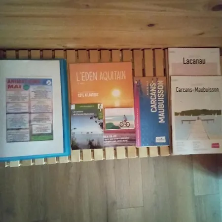 Parentale Dans Maison En Bois Calme - Frigo, Vue Jardin Alloggio in famiglia Carcans